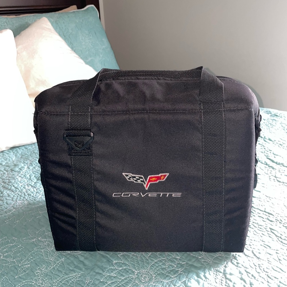 Corvette Black Travel Bag